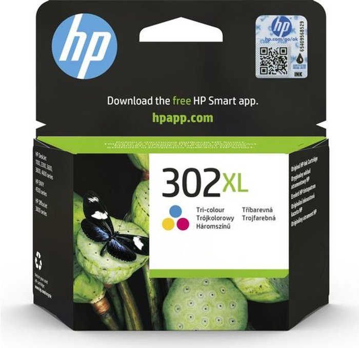 Currys Business | HP HP 302XL Tri-colour Ink Cartridge HP HP 302XL Tri-colour Ink Cartridge