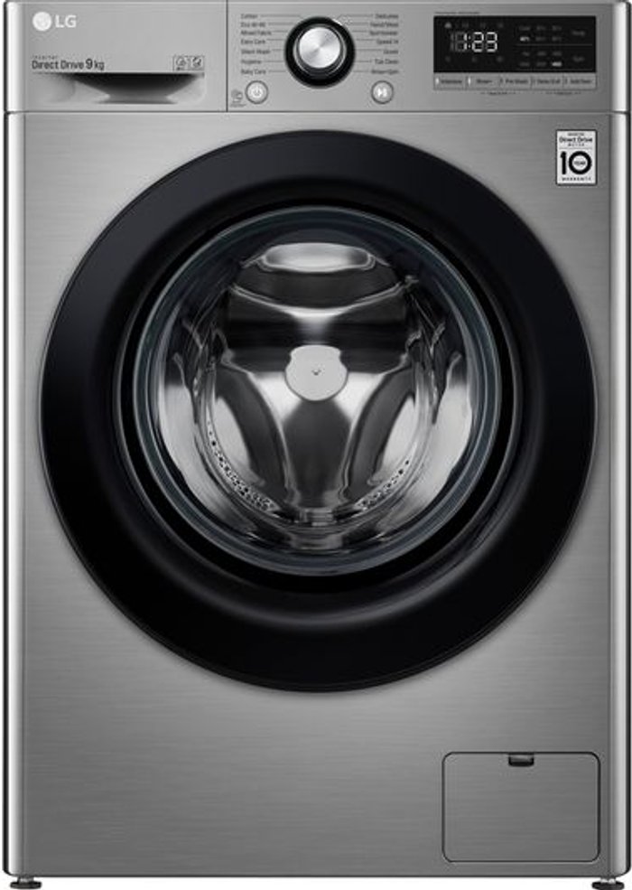 Currys Business | LG LG AI DD V3 F4V309SNE 9 kg 1400 Spin Washing Machine - Graphite LG LG AI DD V3 F4V309SNE 9 kg 1400 Spin Washing Machine - Graphite
