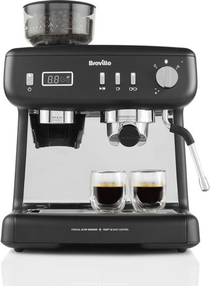 Currys Business | Breville BREVILLE VCF152 Barista Max Bean to Cup Coffee Machine - Black Breville BREVILLE VCF152 Barista Max Bean to Cup Coffee Machine - Black