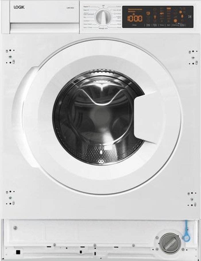 Currys Business | Logik LOGIK LIW812W22 Integrated 8 kg 1200 Spin Washing Machine Logik LOGIK LIW812W22 Integrated 8 kg 1200 Spin Washing Machine