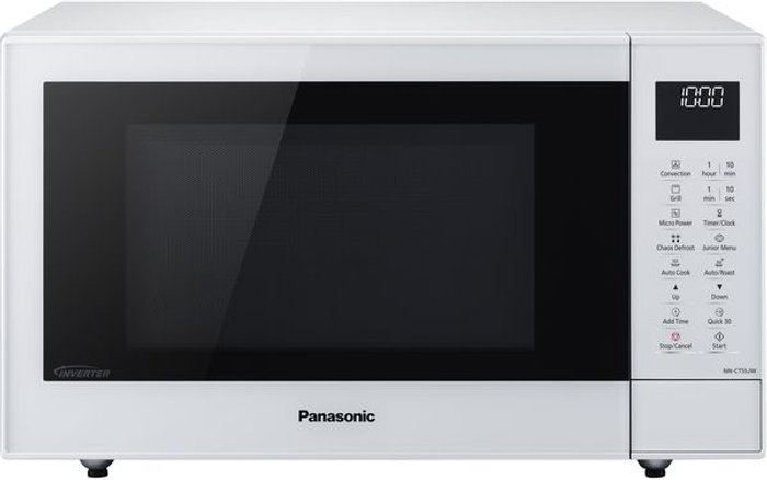 Currys Business | Panasonic PANASONIC NN-CT55JWBPQ Combination Microwave - White, White Panasonic PANASONIC NN-CT55JWBPQ Combination Microwave - White, White