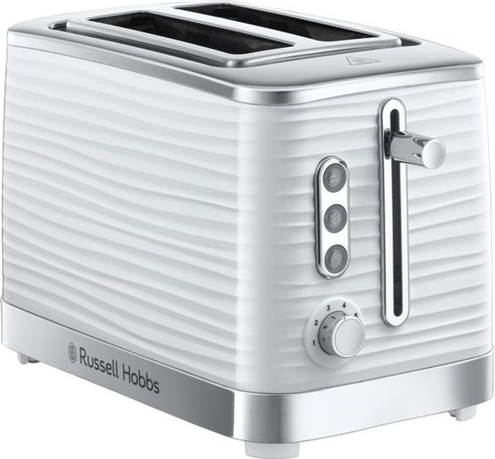 Currys Business | Russell Hobbs Russell Hobbs Inspire White 2 Slice Toaster White Russell Hobbs Russell Hobbs Inspire White 2 Slice Toaster White