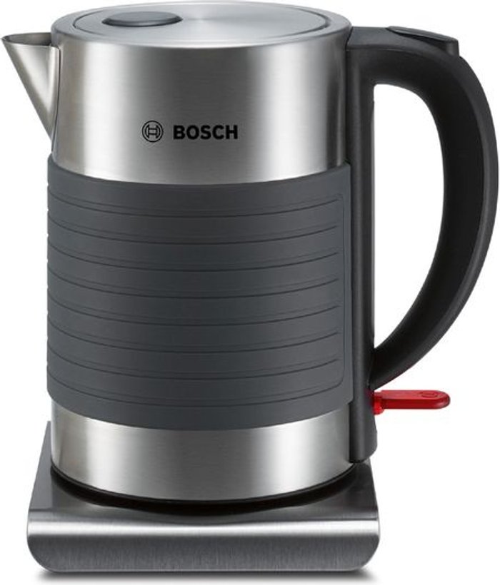 Currys Business | Bosch BOSCH TWK7S05GB Jug Kettle - Grey & Black, Silver/Grey Bosch BOSCH TWK7S05GB Jug Kettle - Grey & Black, Silver/Grey