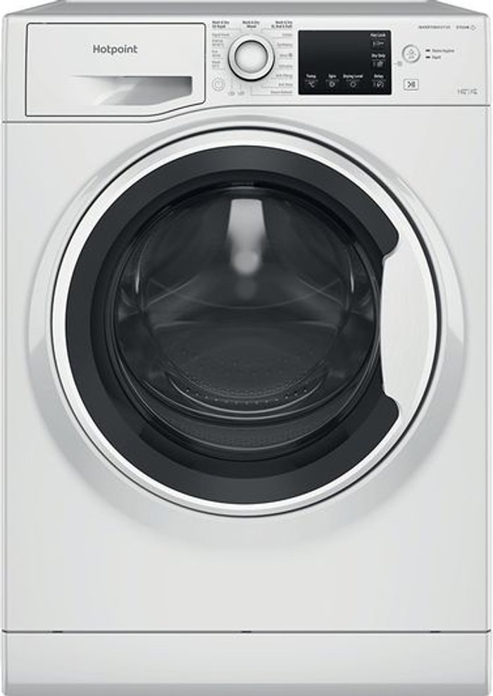 Currys Business | Hotpoint HOTPOINT NDB 11724 W UK 11 kg Washer Dryer - White Hotpoint HOTPOINT NDB 11724 W UK 11 kg Washer Dryer - White