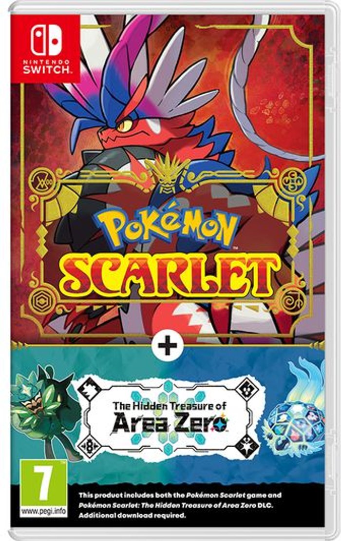 Currys Business | Nintendo NINTENDO SWITCH Pokémon Scarlet & Expansion Pass: The Hidden Treasure of Area Zero Nintendo NINTENDO SWITCH Pokémon Scarlet & Expansion Pass: The Hidden Treasure of Area Zero