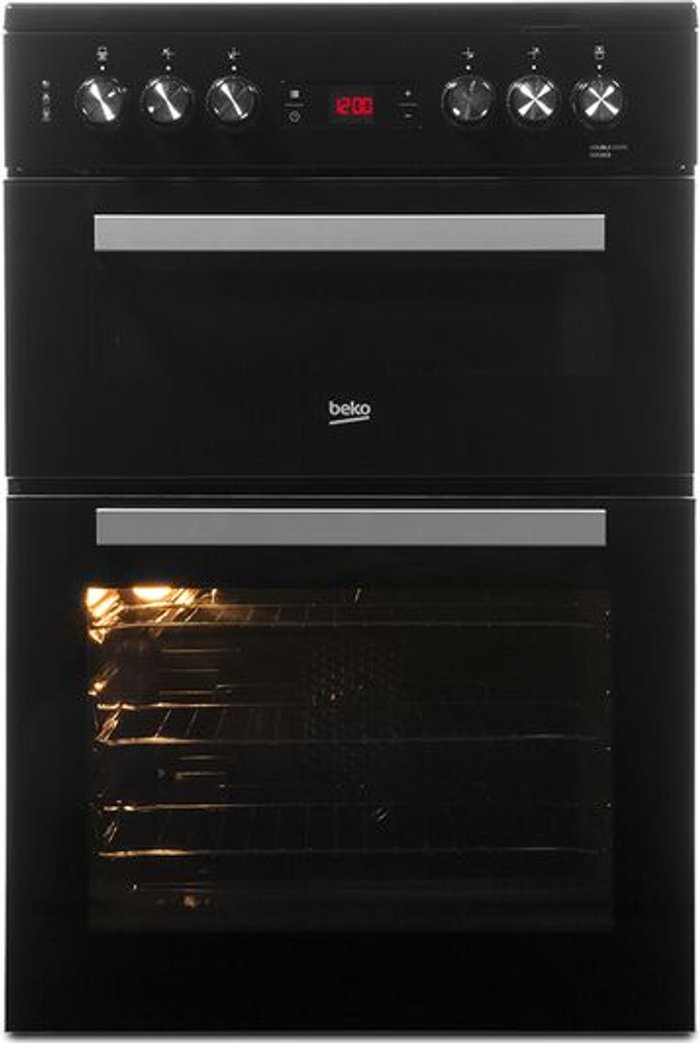 Currys Business | Beko BEKO XDC653K 60 cm Electric Ceramic Cooker - Black & Silver Beko BEKO XDC653K 60 cm Electric Ceramic Cooker - Black & Silver