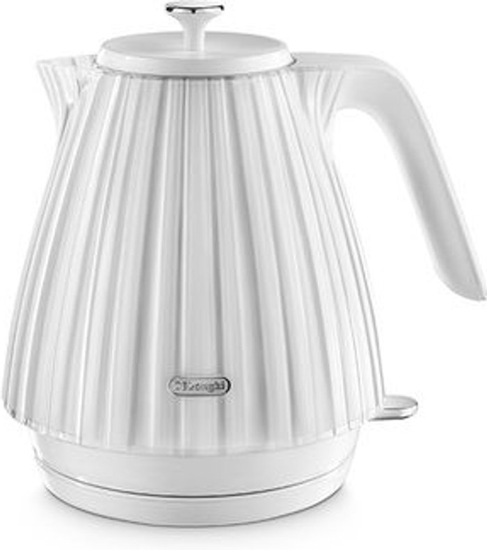 Currys Business | Delonghi DELONGHI Ballerina KBD3001.W Jug Kettle - White Delonghi DELONGHI Ballerina KBD3001.W Jug Kettle - White