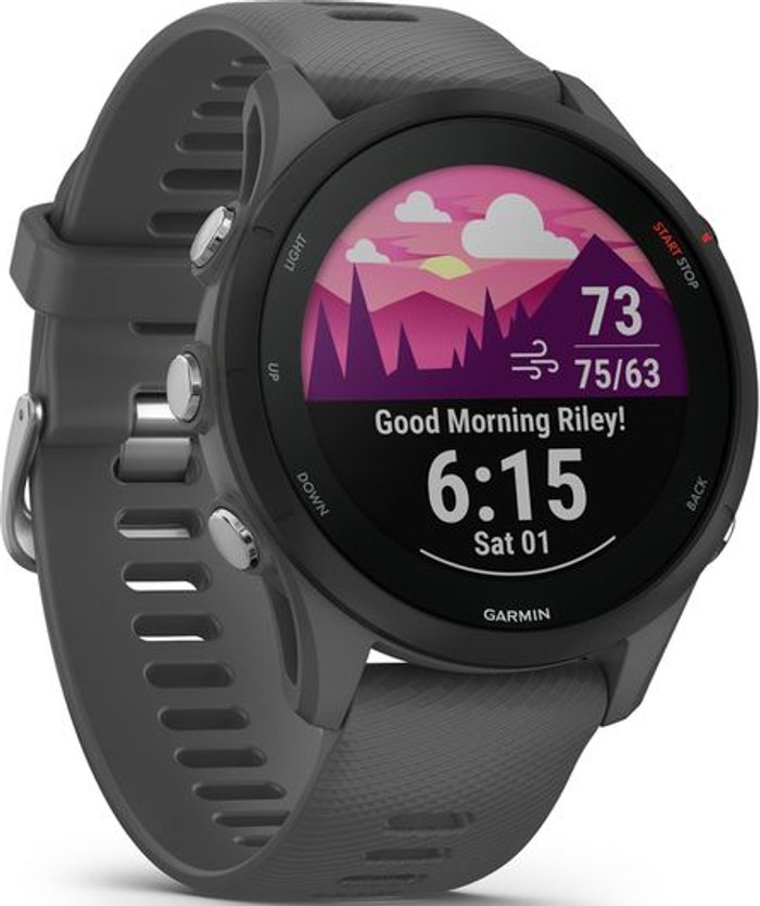 Currys Business | Garmin Forerunner 255 GPS Running Watch, Grey Garmin Forerunner 255 GPS Running Watch, Grey