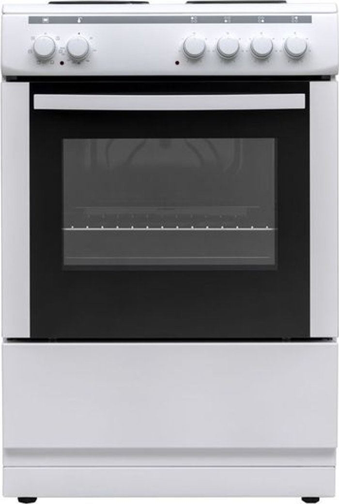 Currys Business | Essentials ESSENTIALS CFSG60W18 60 cm Gas Cooker - White Essentials ESSENTIALS CFSG60W18 60 cm Gas Cooker - White