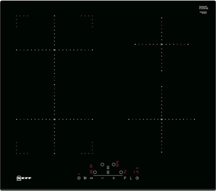 Currys Business | NEFF NEFF N70 T46FD53X2 Electric Induction Hob - Black NEFF NEFF N70 T46FD53X2 Electric Induction Hob - Black