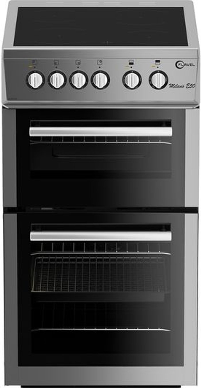 Currys Business | Flavel FLAVEL MLB7CDS 50 cm Electric Ceramic Cooker - Silver Flavel FLAVEL MLB7CDS 50 cm Electric Ceramic Cooker - Silver
