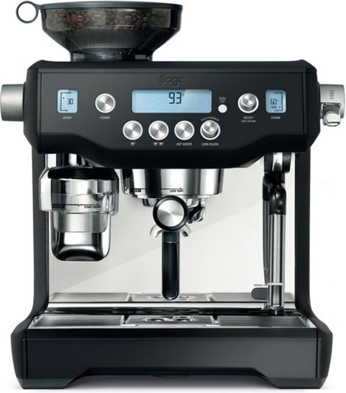 Currys Business | Sage SAGE The Oracle BES980BTR Coffee Machine - Black Truffle Sage SAGE The Oracle BES980BTR Coffee Machine - Black Truffle
