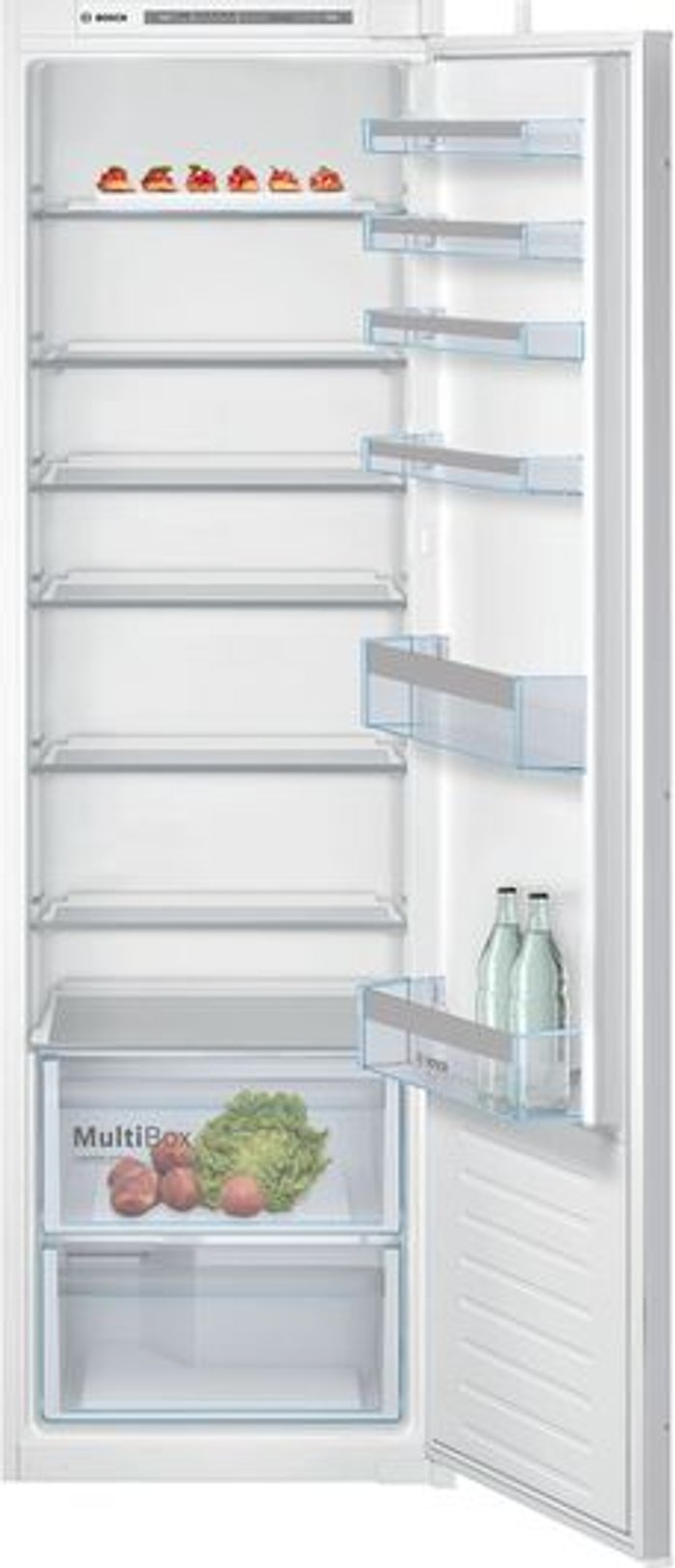 Currys Business | Bosch BOSCH Serie 4 KIR81VSF0G Integrated Tall Fridge - Sliding Hinge Bosch BOSCH Serie 4 KIR81VSF0G Integrated Tall Fridge - Sliding Hinge