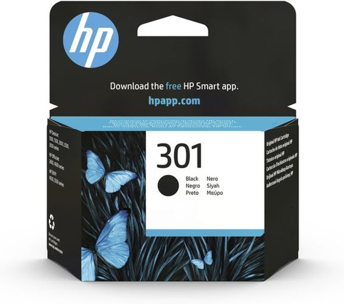 Currys Business | HP HP 301 Original Black Ink Cartridge HP HP 301 Original Black Ink Cartridge