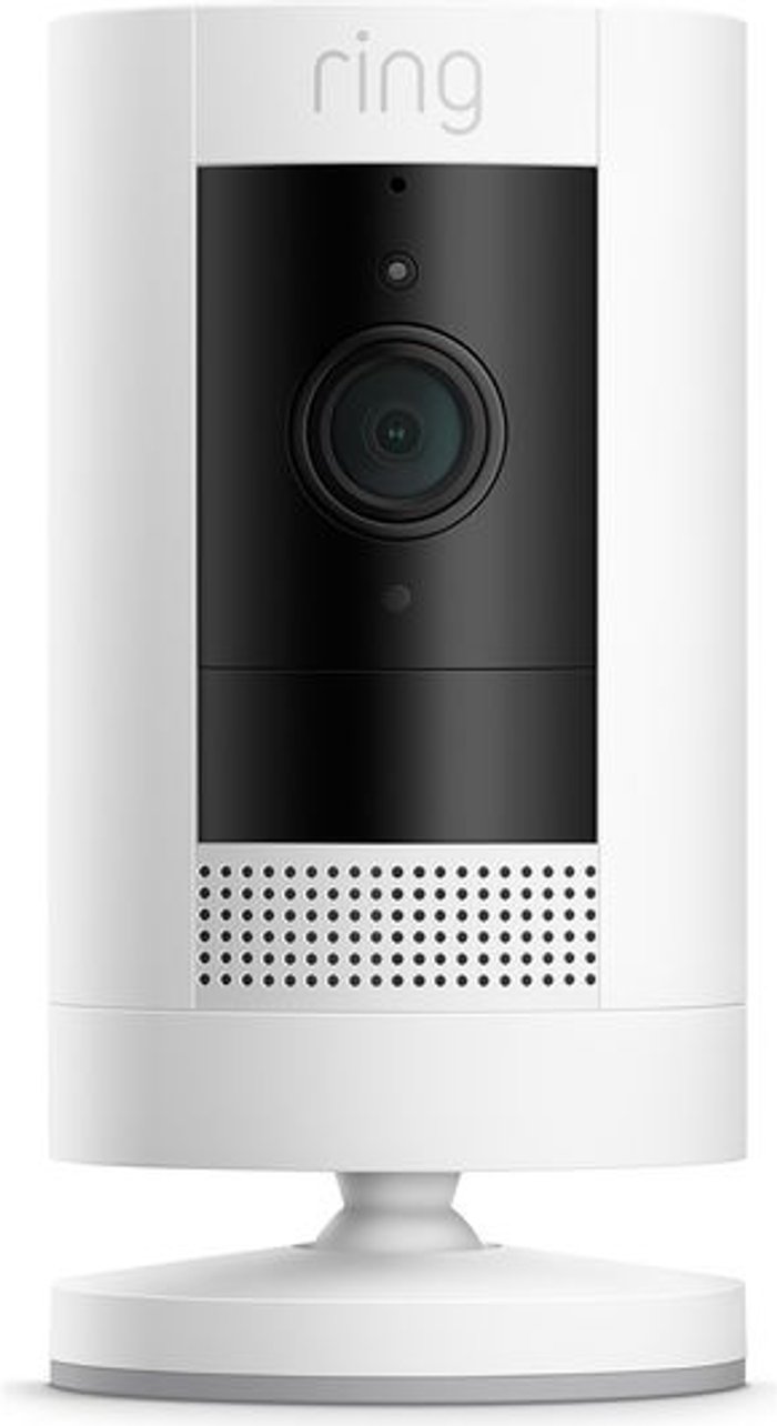 Currys Business | Ring RING Stick Up Cam Battery (3rd Gen) - White Ring RING Stick Up Cam Battery (3rd Gen) - White