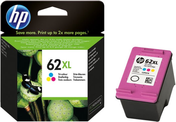 Currys Business | HP HP 62XL Tri-colour Ink Cartridge HP HP 62XL Tri-colour Ink Cartridge