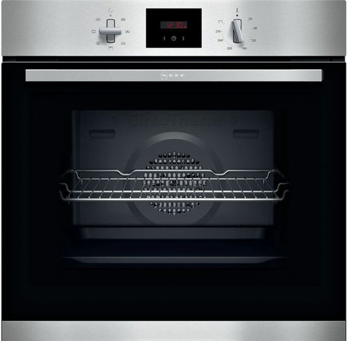 Currys Business | NEFF NEFF N30 B1GCC0AN0B Electric Oven - Stainless Steel, Stainless Steel NEFF NEFF N30 B1GCC0AN0B Electric Oven - Stainless Steel, Stainless Steel