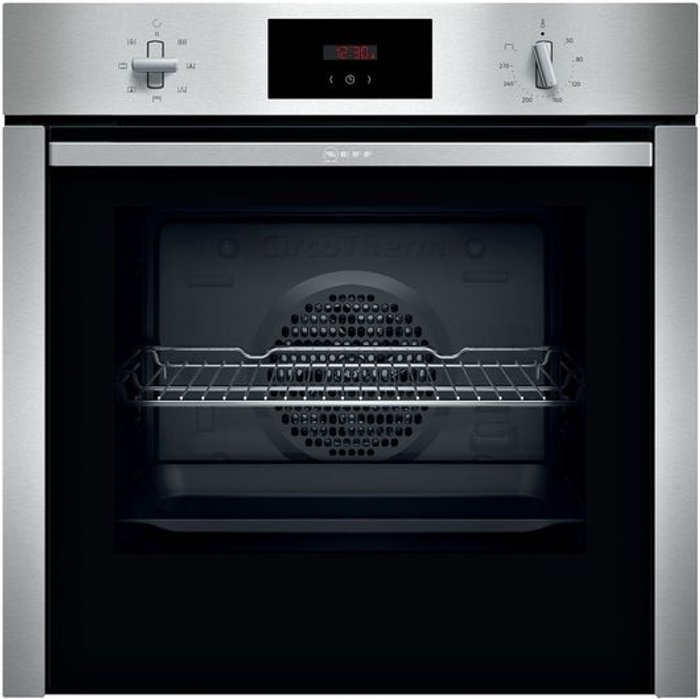 Currys Business | NEFF NEFF N30 Slide&Hide® B3CCC0AN0B Built In Electric Single Oven - Stainless Steel - A Rated NEFF NEFF N30 Slide&Hide® B3CCC0AN0B Built In Electric Single Oven - Stainless Steel - A Rated