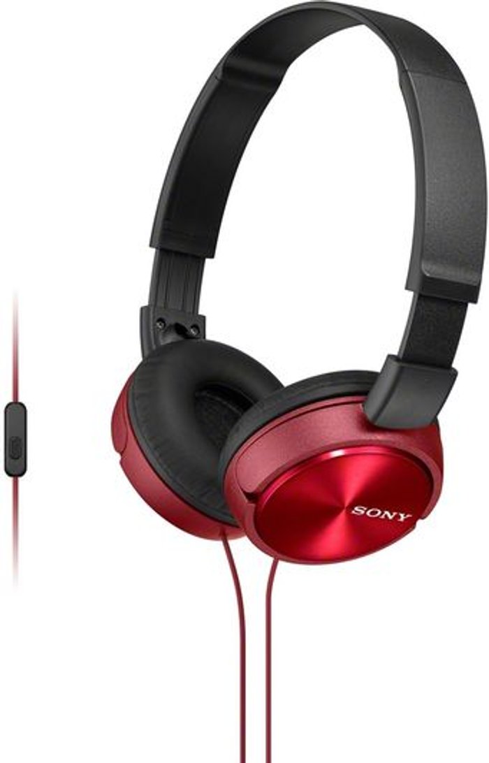Currys Business | Sony SONY MDR-ZX310APR Headphones - Red Sony SONY MDR-ZX310APR Headphones - Red
