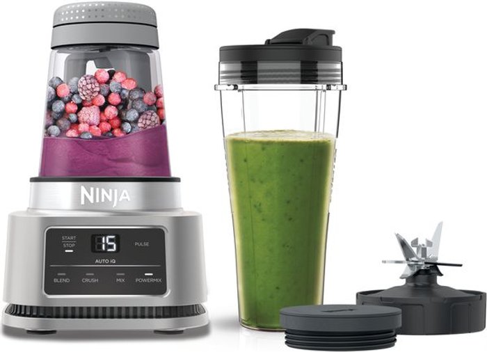 Currys Business | Ninja NINJA Foodi Power CB100UK Blender - Silver Ninja NINJA Foodi Power CB100UK Blender - Silver