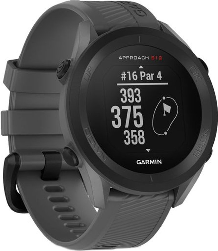 Currys Business | Garmin GARMIN Approach S12 2022 Edition Golf Watch - Slate Grey, Universal Garmin GARMIN Approach S12 2022 Edition Golf Watch - Slate Grey, Universal