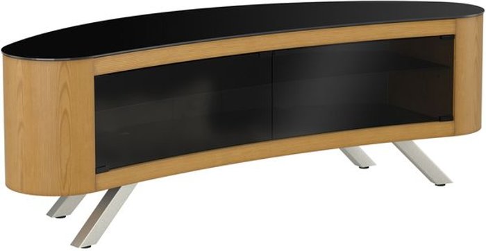 Currys Business | AVF AVF Bay 1500 mm TV Stand - Oak AVF AVF Bay 1500 mm TV Stand - Oak