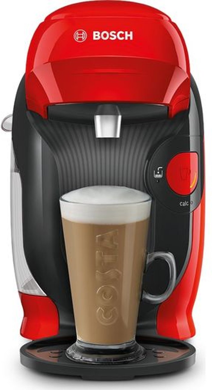 Currys Business | Tassimo TASSIMO by Bosch Style TAS1103GB Coffee Machine - Red, Red Tassimo TASSIMO by Bosch Style TAS1103GB Coffee Machine - Red, Red