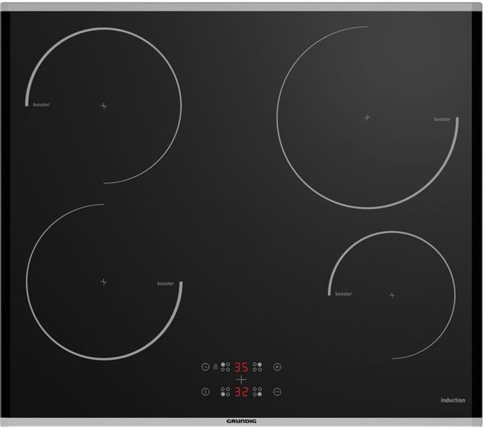 Currys Business | Grundig GRUNDIG GIEI623410MX Electric Induction Hob - Black Grundig GRUNDIG GIEI623410MX Electric Induction Hob - Black