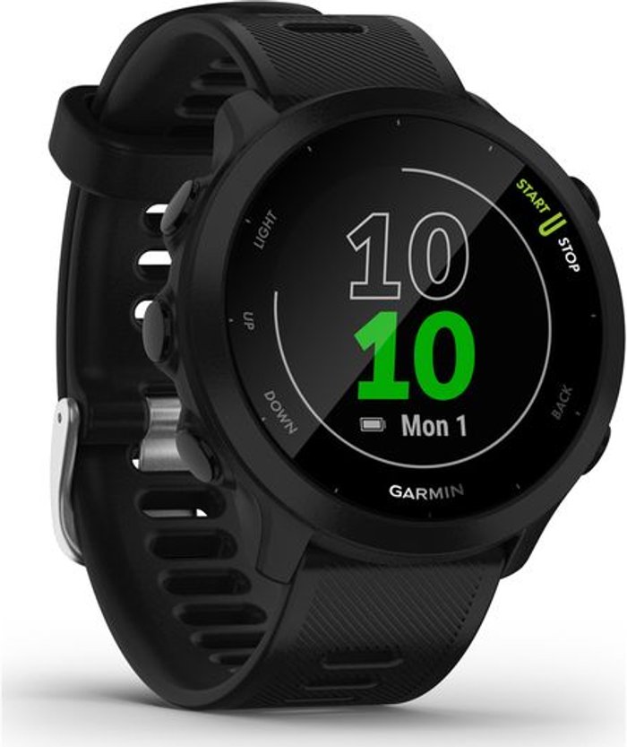 Currys Business | Garmin GARMIN Forerunner 55 Running Watch - Black, Universal Garmin GARMIN Forerunner 55 Running Watch - Black, Universal