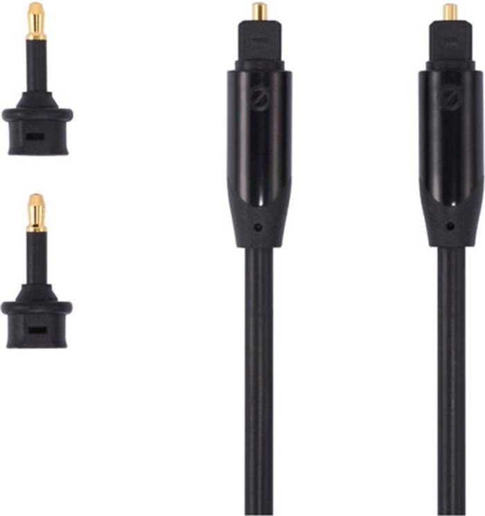 Currys Business | SANDSTROM AV SANDSTROM AV Black Series S1OPT114X Digital Optical Cable - 1 m SANDSTROM AV SANDSTROM AV Black Series S1OPT114X Digital Optical Cable - 1 m