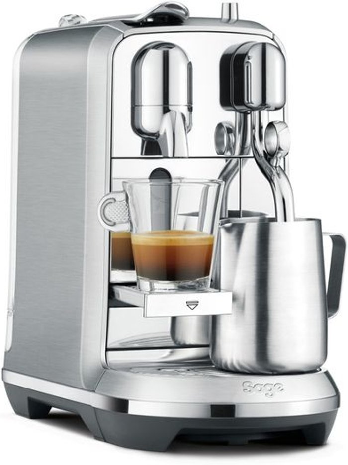 Currys Business | Nespresso by Sage Nespresso by Sage Creatista Plus BNE800BSS Pod Coffee Machine with Milk Frother - Stainless Steel Nespresso by Sage Nespresso by Sage Creatista Plus BNE800BSS Pod Coffee Machine with Milk Frother - Stainless Steel