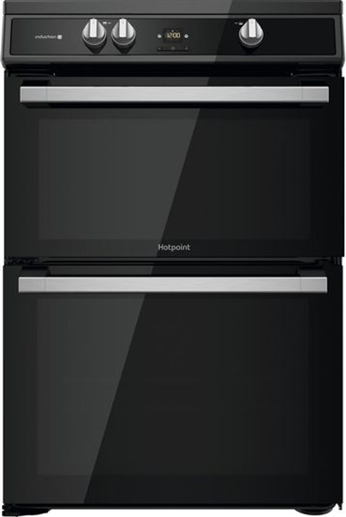 Currys Business | Hotpoint Hotpoint Hdt67I9Hm2C/UK Freestanding Double Induction Cooker - Black Hotpoint Hotpoint Hdt67I9Hm2C/UK Freestanding Double Induction Cooker - Black