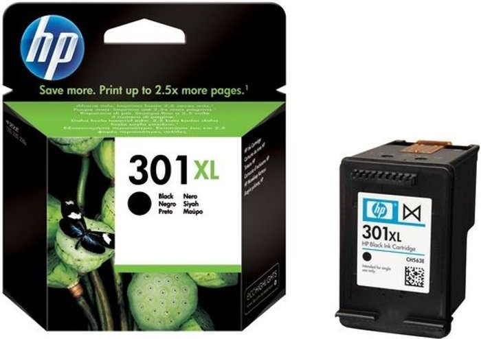 Currys Business | HP HP 301XL Original Black Ink Cartridge HP HP 301XL Original Black Ink Cartridge