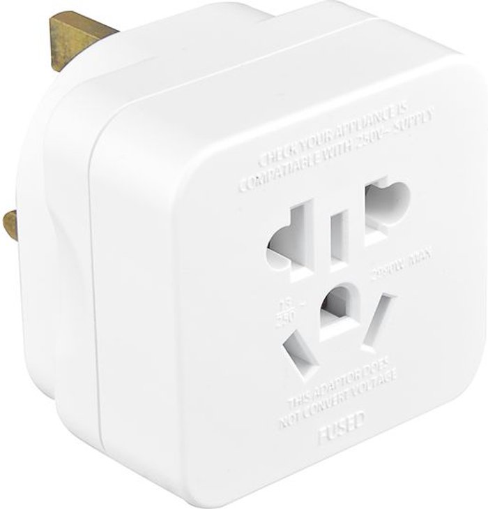 Currys Business | Masterplug MASTERPLUG TAVUK-MP Universal to UK Plug Adapter Masterplug MASTERPLUG TAVUK-MP Universal to UK Plug Adapter