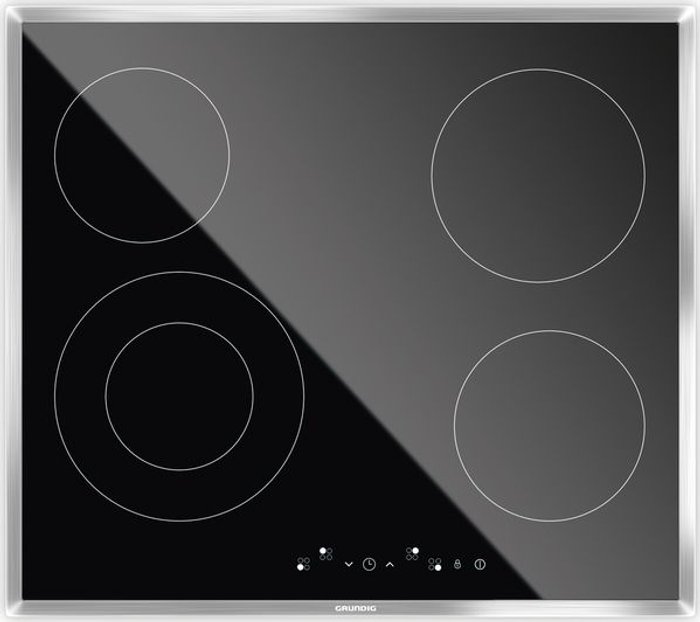Currys Business | Grundig GRUNDIG GIEV613420E Electric Ceramic Hob - Black Grundig GRUNDIG GIEV613420E Electric Ceramic Hob - Black