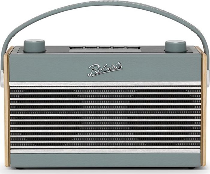 Currys Business | Roberts ROBERTS Rambler Portable DABﱓ Retro Bluetooth Radio - Duck Egg Blue Roberts ROBERTS Rambler Portable DABﱓ Retro Bluetooth Radio - Duck Egg Blue