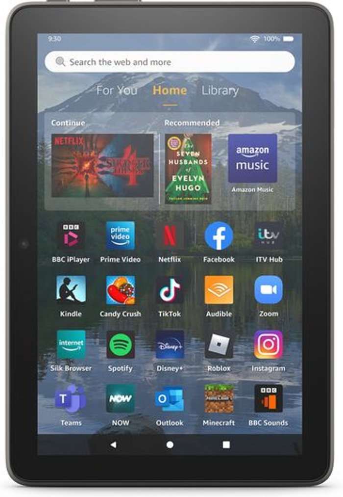 Currys Business | Amazon AMAZON Fire HD 8 Plus Tablet (2022) - 32 GB, Grey, Silver/Grey Amazon AMAZON Fire HD 8 Plus Tablet (2022) - 32 GB, Grey, Silver/Grey