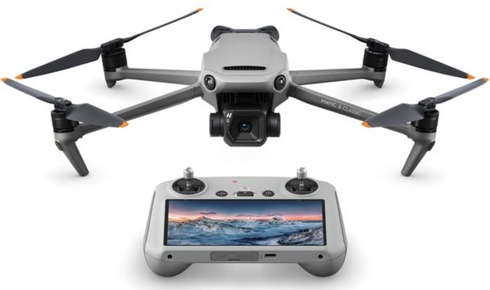 Currys Business | DJI DJI Mavic 3 Classic Drone with Controller - Space Grey, Silver/Grey DJI DJI Mavic 3 Classic Drone with Controller - Space Grey, Silver/Grey
