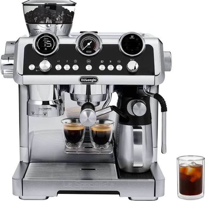 Currys Business | Delonghi DELONGHI La Specialista Maestro EC9865.M Bean to Cup Coffee Machine - Stainless Steel, Stainless Steel Delonghi DELONGHI La Specialista Maestro EC9865.M Bean to Cup Coffee Machine - Stainless Steel, Stainless Steel