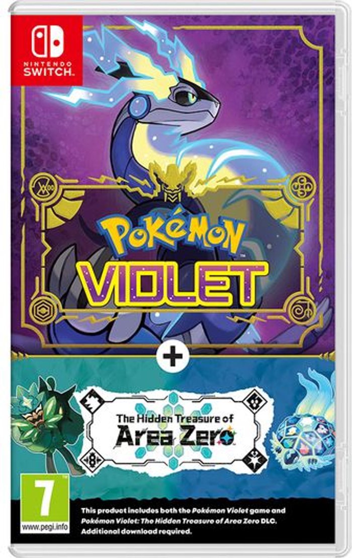 Currys Business | Nintendo NINTENDO SWITCH Pokémon Violet & Expansion Pass: The Hidden Treasure of Area Zero Nintendo NINTENDO SWITCH Pokémon Violet & Expansion Pass: The Hidden Treasure of Area Zero