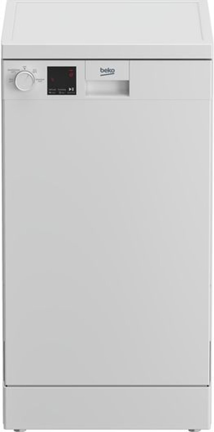 Currys Business | Beko BEKO DVS04X20W Slimline Dishwasher - White Beko BEKO DVS04X20W Slimline Dishwasher - White