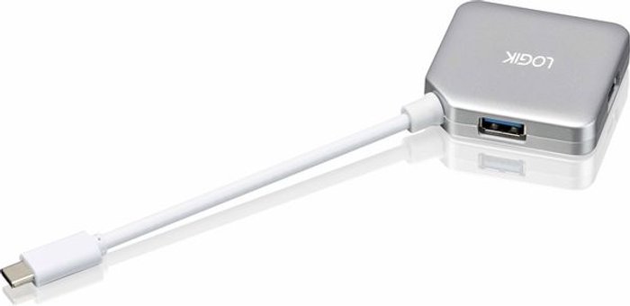 Currys Business | Logik LOGIK L4HUBC23 4-port USB Type-C Hub Logik LOGIK L4HUBC23 4-port USB Type-C Hub