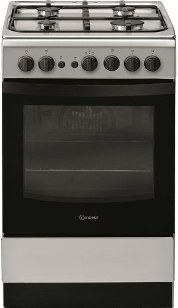 Currys Business | Indesit INDESIT IS5G1PMSS/UK 50 cm Gas Cooker - Silver Indesit INDESIT IS5G1PMSS/UK 50 cm Gas Cooker - Silver