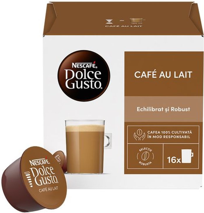 Currys Business | NESCAFE NESCAFE Dolce Gusto Café au Lait - Pack of 16 NESCAFE NESCAFE Dolce Gusto Café au Lait - Pack of 16