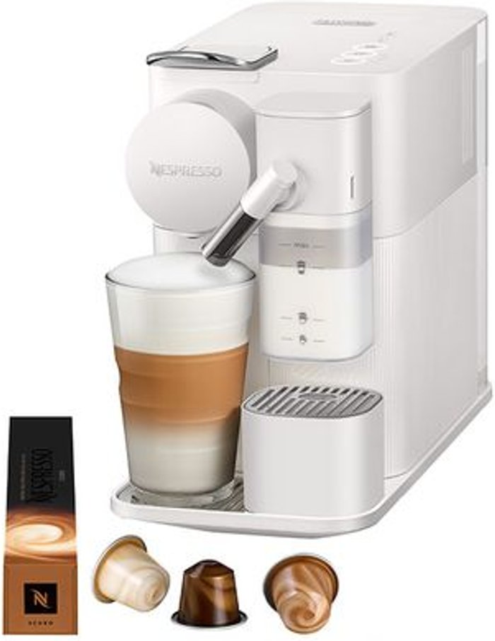Currys Business | Nespresso NESPRESSO by De'Longhi Lattissima One EN510.W Coffee Machine - White Nespresso NESPRESSO by De'Longhi Lattissima One EN510.W Coffee Machine - White