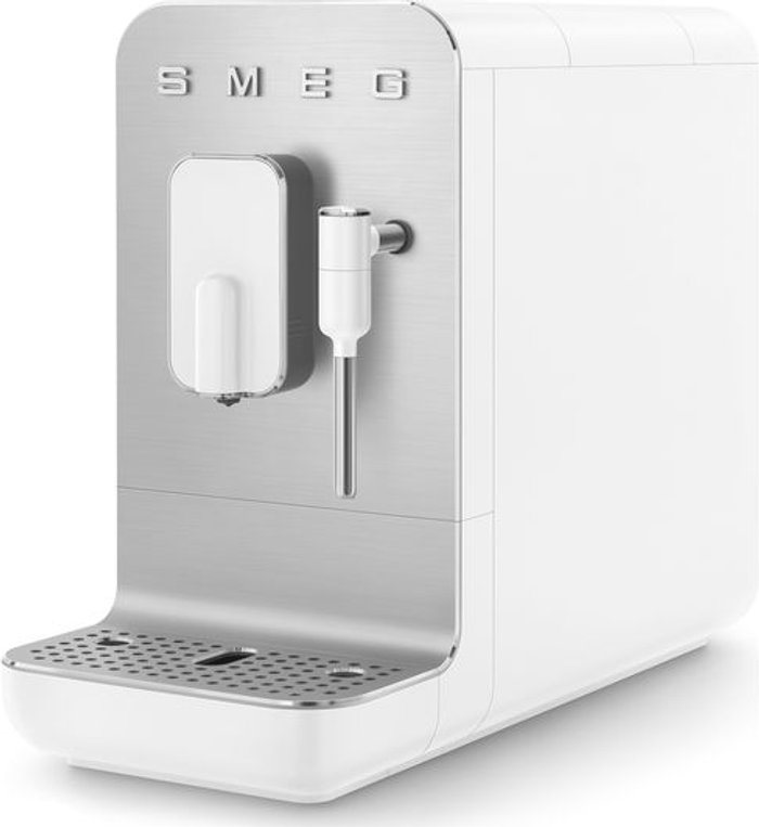 Currys Business | Smeg SMEG BCC02WHMUK Bean to Cup Coffee Machine - Matte White Smeg SMEG BCC02WHMUK Bean to Cup Coffee Machine - Matte White