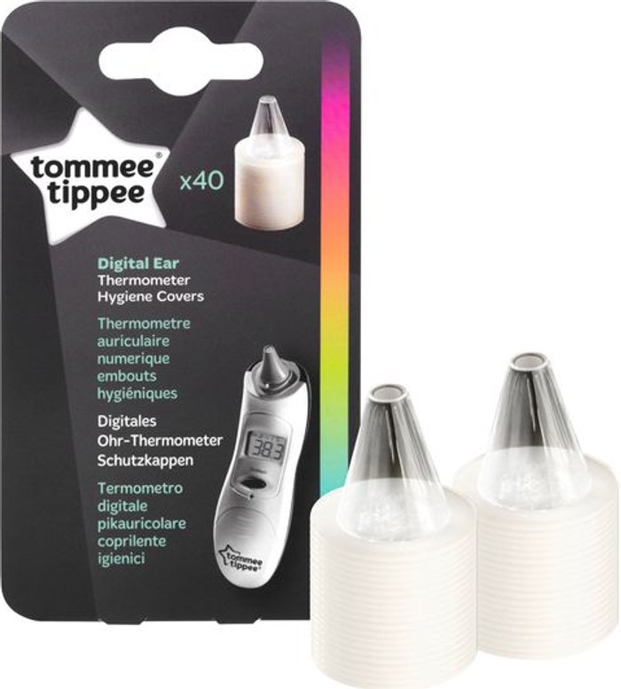 Currys Business | Tommee Tippee TOMMEE TIPPEE Digital Ear Thermometer Hygiene Covers - Pack of 40 Tommee Tippee TOMMEE TIPPEE Digital Ear Thermometer Hygiene Covers - Pack of 40