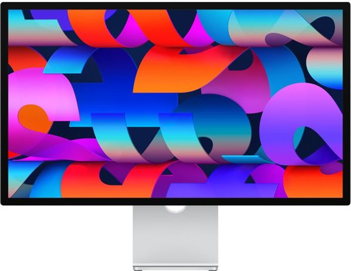 Currys Business | Apple APPLE Studio Display with Tilt- & Height-Adjustable Stand - Silver, Silver/Grey Apple APPLE Studio Display with Tilt- & Height-Adjustable Stand - Silver, Silver/Grey