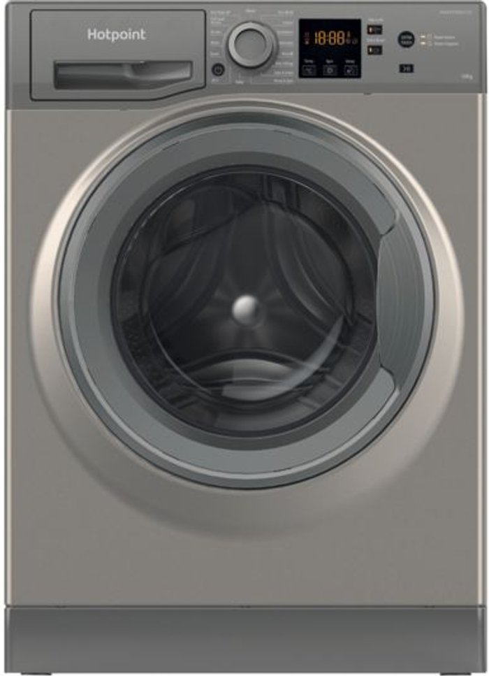 Currys Business | Hotpoint HOTPOINT NSWM 1045C GG UK N 10 kg 1400 Spin Washing Machine - Graphite Hotpoint HOTPOINT NSWM 1045C GG UK N 10 kg 1400 Spin Washing Machine - Graphite