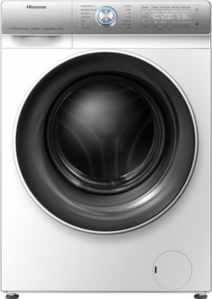 Currys Business | Hisense HISENSE QR Series WFQR1014EVAJM 10 kg 1400 Spin Washing Machine - White Hisense HISENSE QR Series WFQR1014EVAJM 10 kg 1400 Spin Washing Machine - White